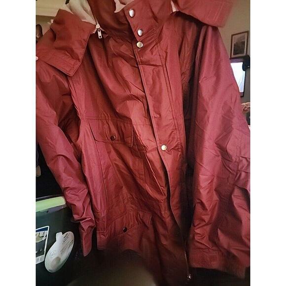 Boulder Creek Fleece Lined Parka Burgundy 6xl New Warm Hooded Excellent CR5 NWOT - Picture 1 of 13